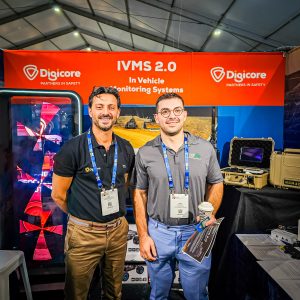 Baris from Car-Bon Australia visiting our stand and learning more about how Digicore is becoming adaptable to EV's. Carbon is Australia first EV leasing company.