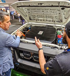 Andrew Parnaby and Gagan Singh discussing the future of EV technology and application in the Mining sector